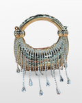 Crystal Beaded Drop Evening Handbag