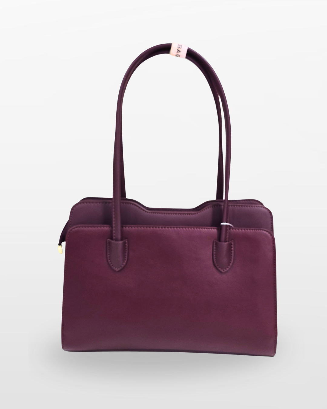 Molla Elegant White & Beige Women's Handbag