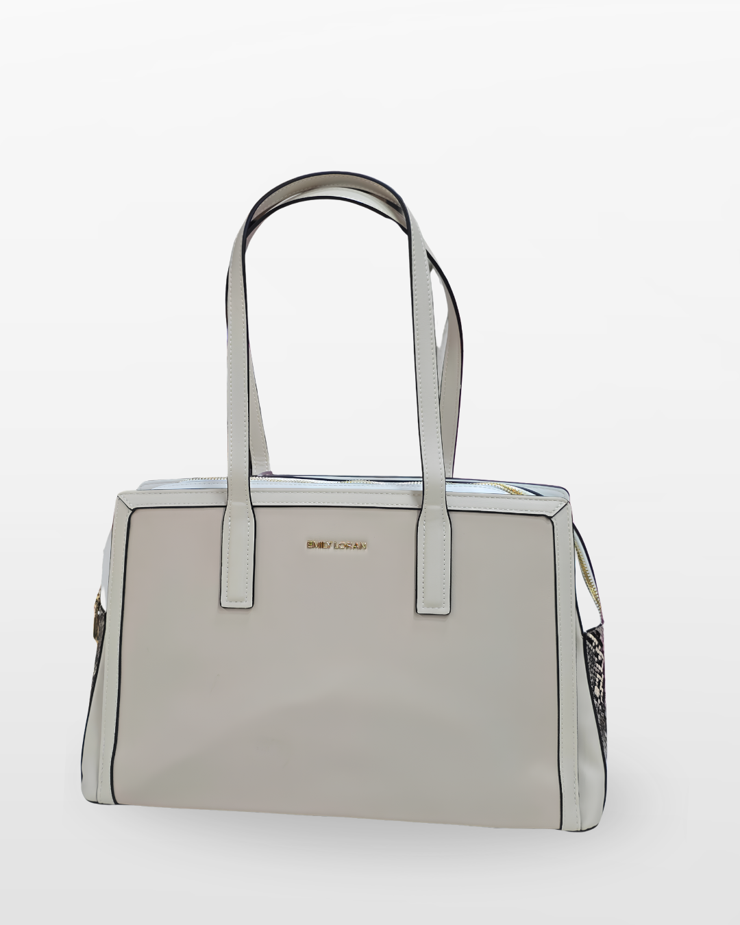 Elegant Crocodile-Pattern Tote Bag