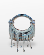 Crystal Beaded Drop Evening Handbag