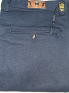 Men’s Premium Textured Gabardine Pant – Navy Blue
