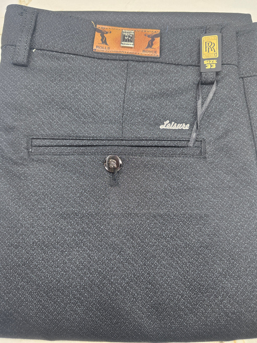 Men’s Premium Textured Gabardine Pant – Grey