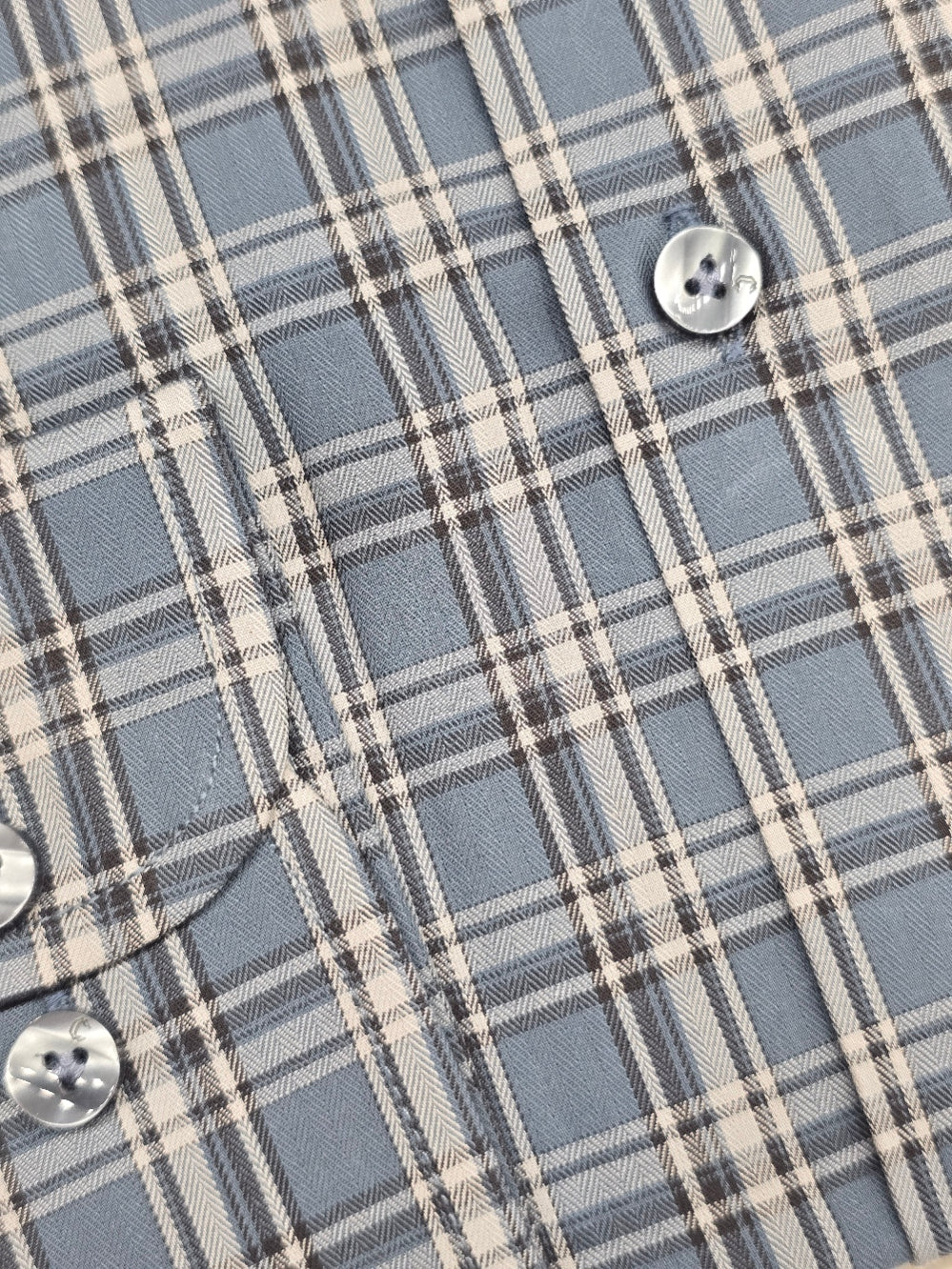 Premium Blue Check Formal Shirt