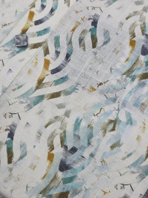 Abstract Print Premium Panjabi