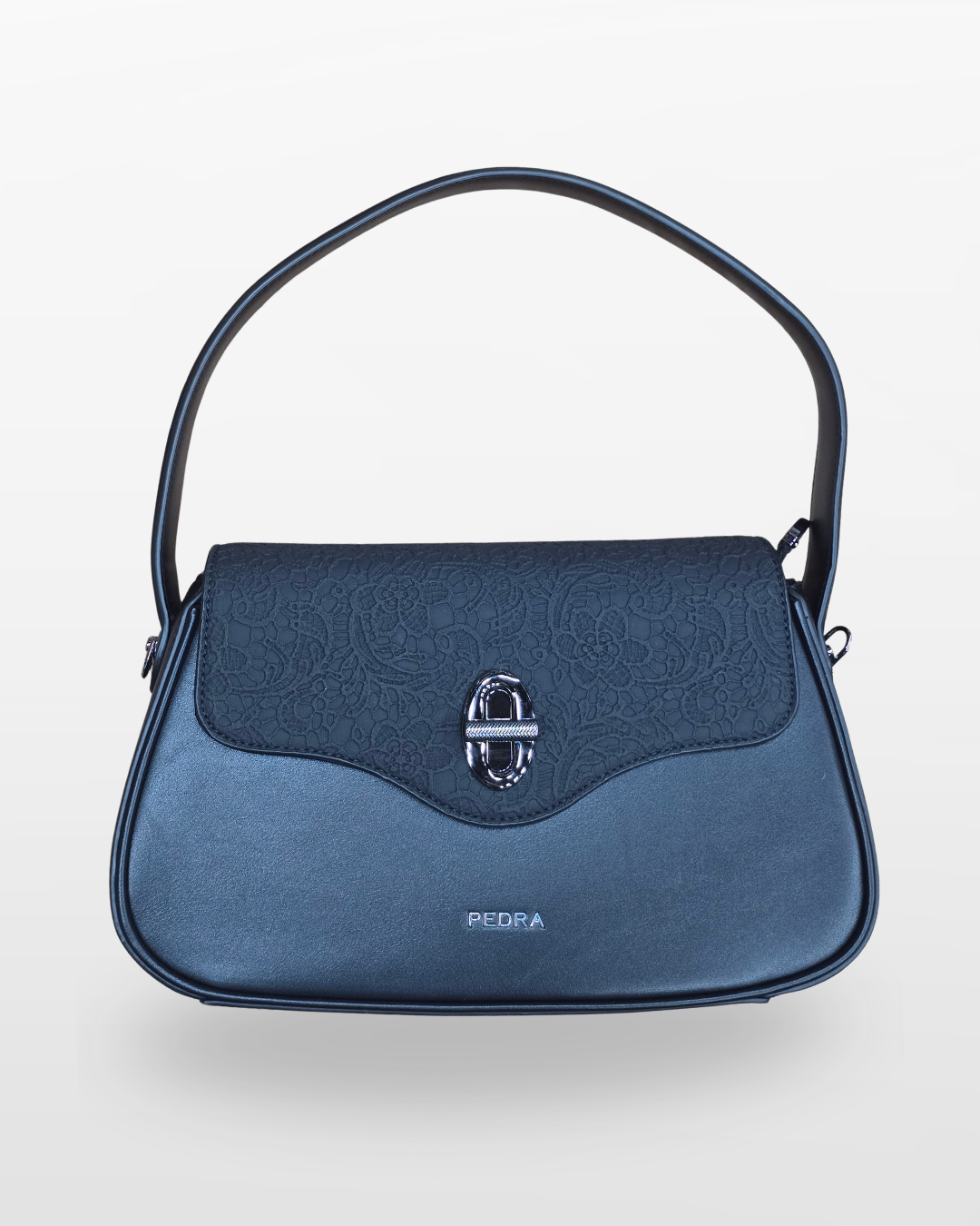 Pedra Elegant Lace Detail Shoulder Bag