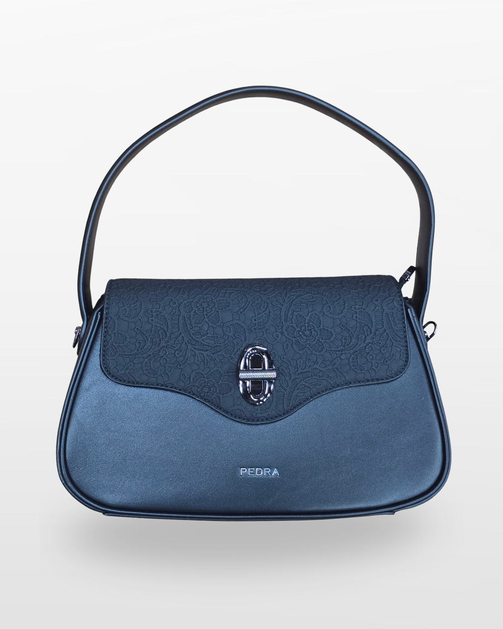 Pedra Elegant Lace Detail Shoulder Bag