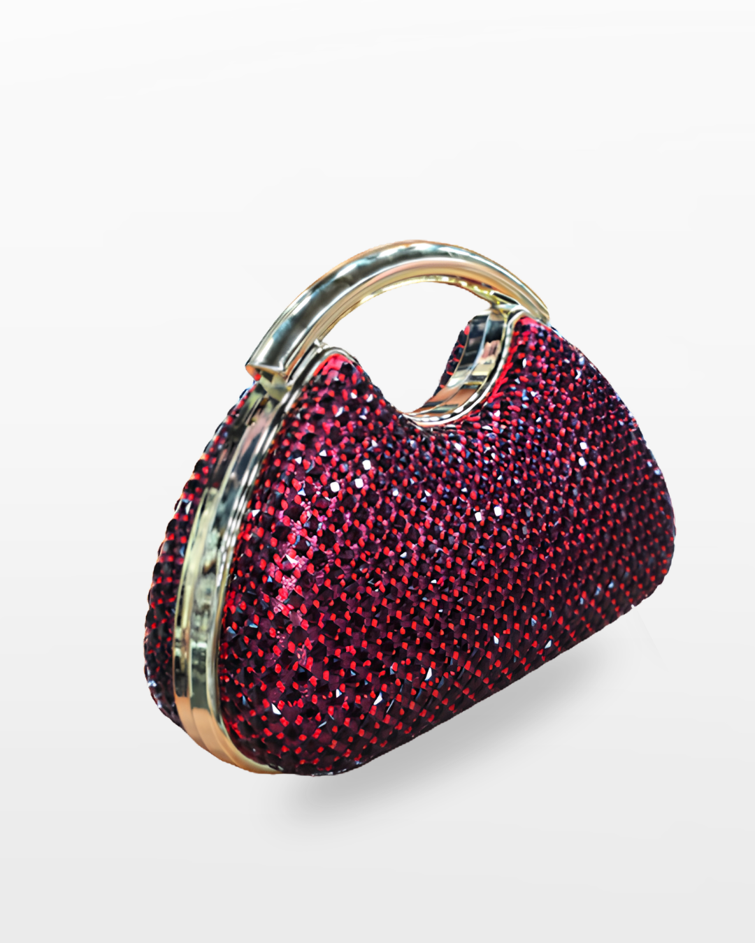 Stylish Red & Black Handbag