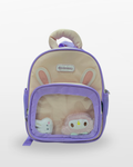 Cute Bunny Kids Backpack – Lavender & Pink