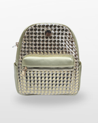 Luxury Woven Pattern Mini Backpack