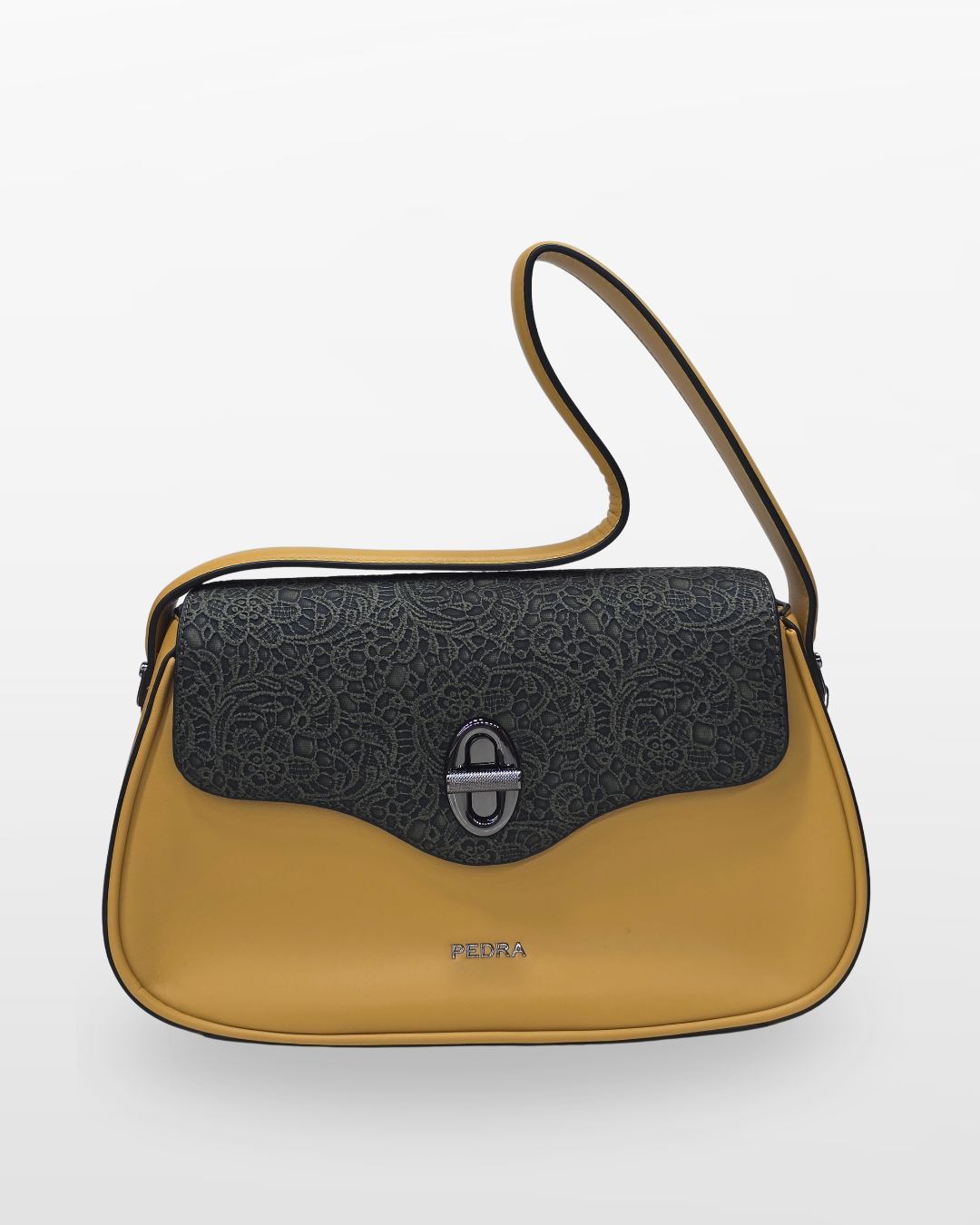 Pedra Elegant Lace Detail Shoulder Bag
