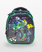 Kids Sports Motorcycle School Backpack