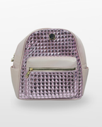 Luxury Woven Pattern Mini Backpack