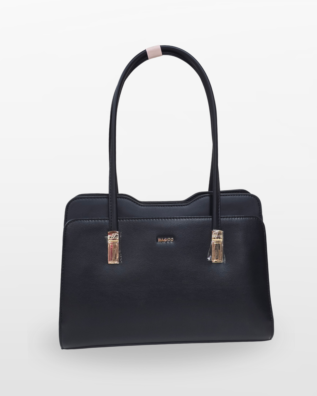Molla Elegant White & Beige Women's Handbag