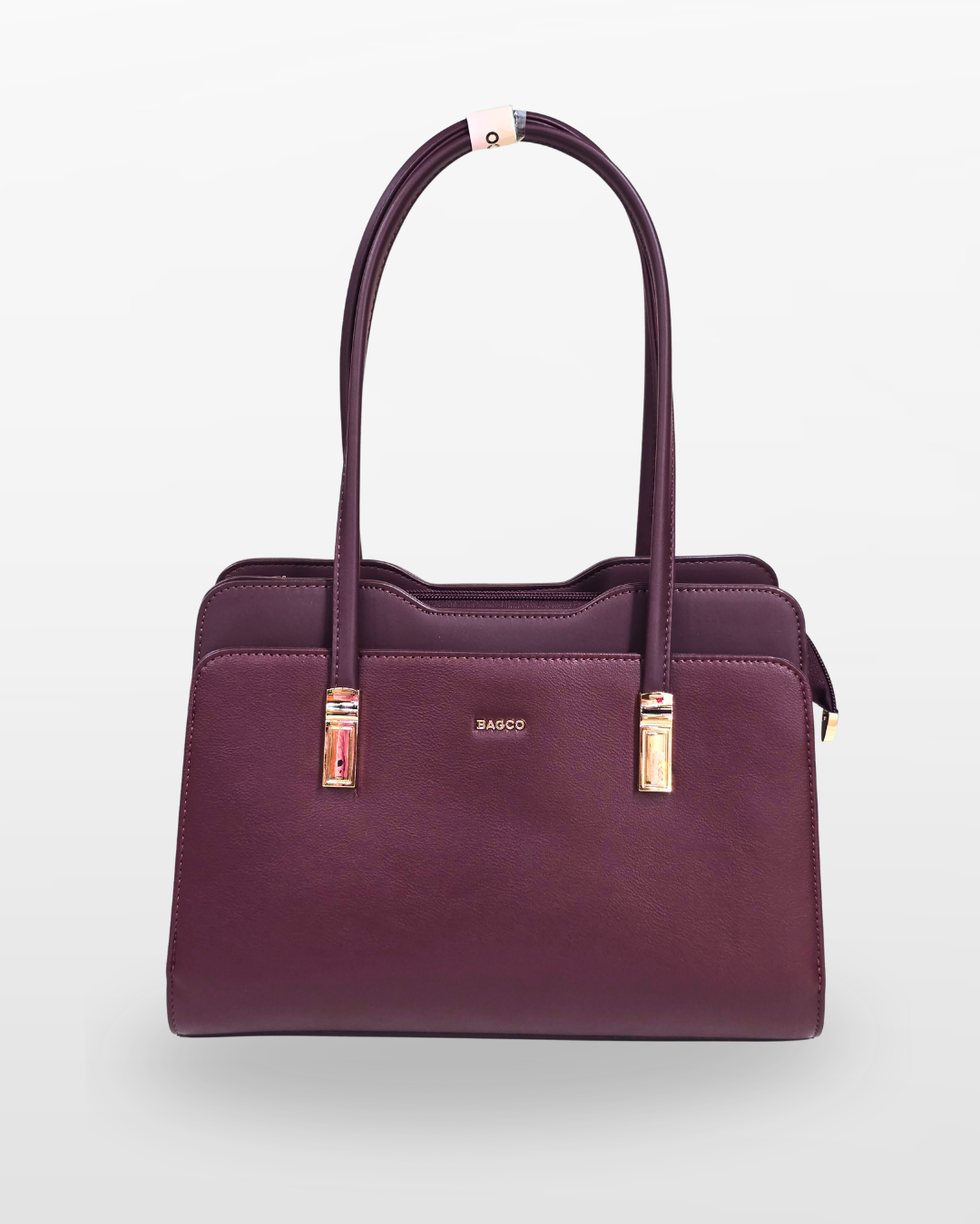 Molla Elegant White & Beige Women's Handbag