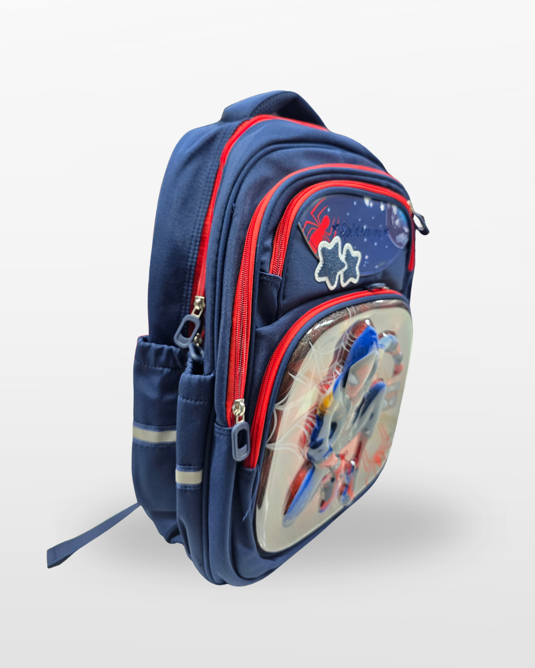 Kids Spider-Man School Backpack – Navy Blue & Red
