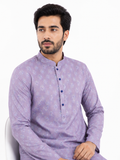 Lavender Printed Panjabi