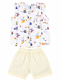 Baby Aviation Print Shirt & Shorts Set