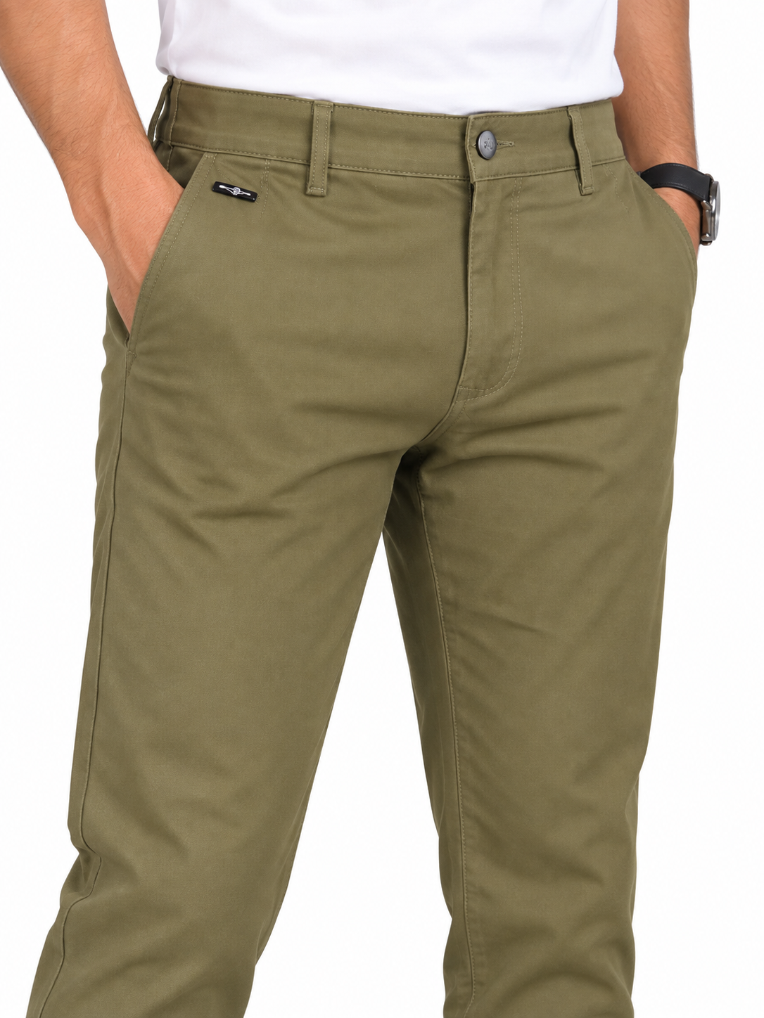 Men’s Premium Gabardine Pant – Olive Green