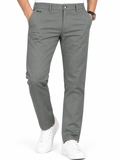 Men’s Premium Textured Gabardine Pant – Grey