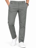Men’s Premium Textured Gabardine Pant – Grey