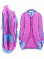 Girls’ Princess School Backpack – Pink & Blue