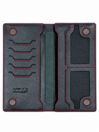Molla Premium Long Leather Wallet – Black