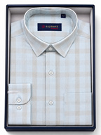 Premium Sky Blue Check Formal Shirt