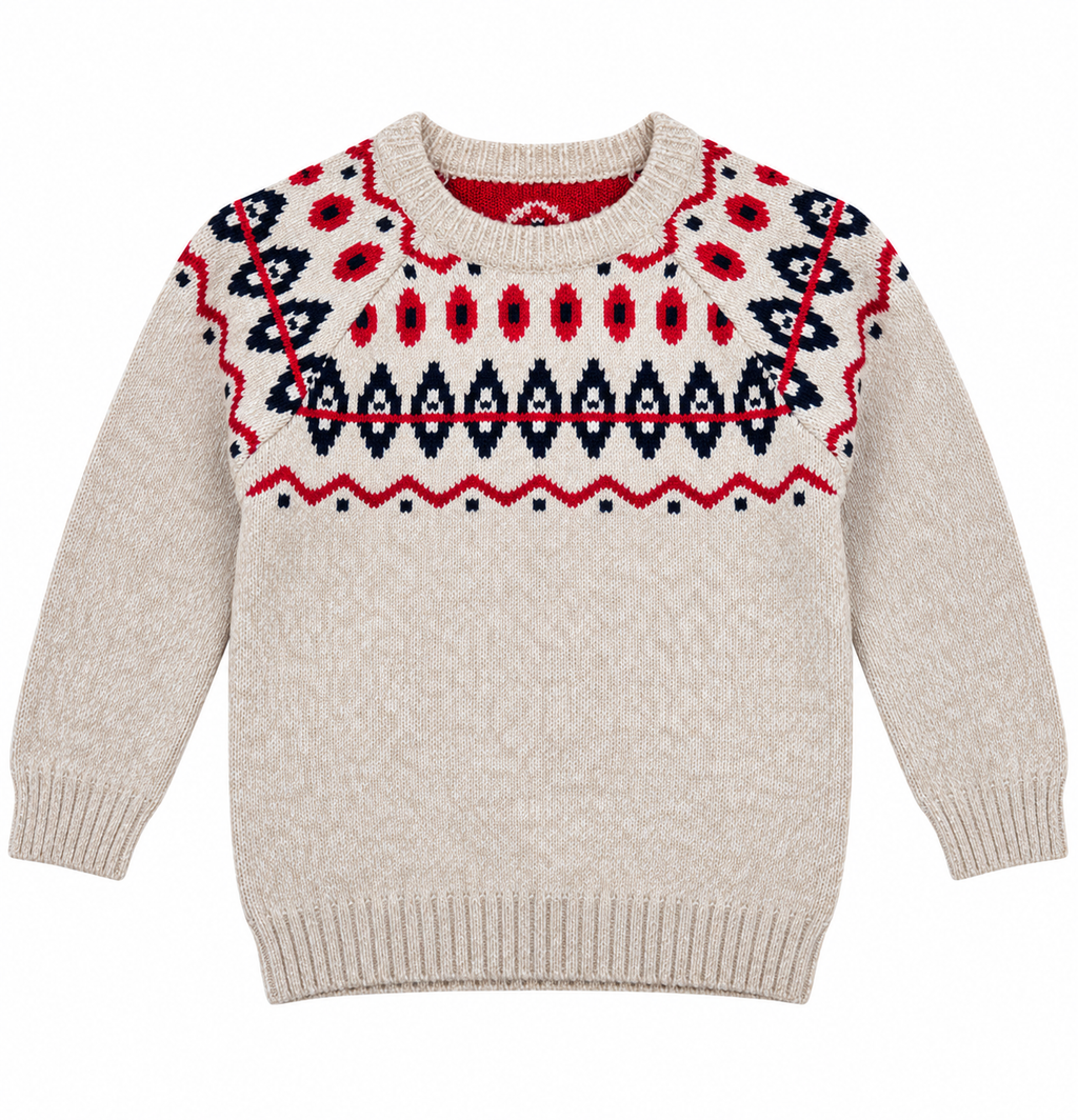 Kids Winter Fair Isle Sweater
