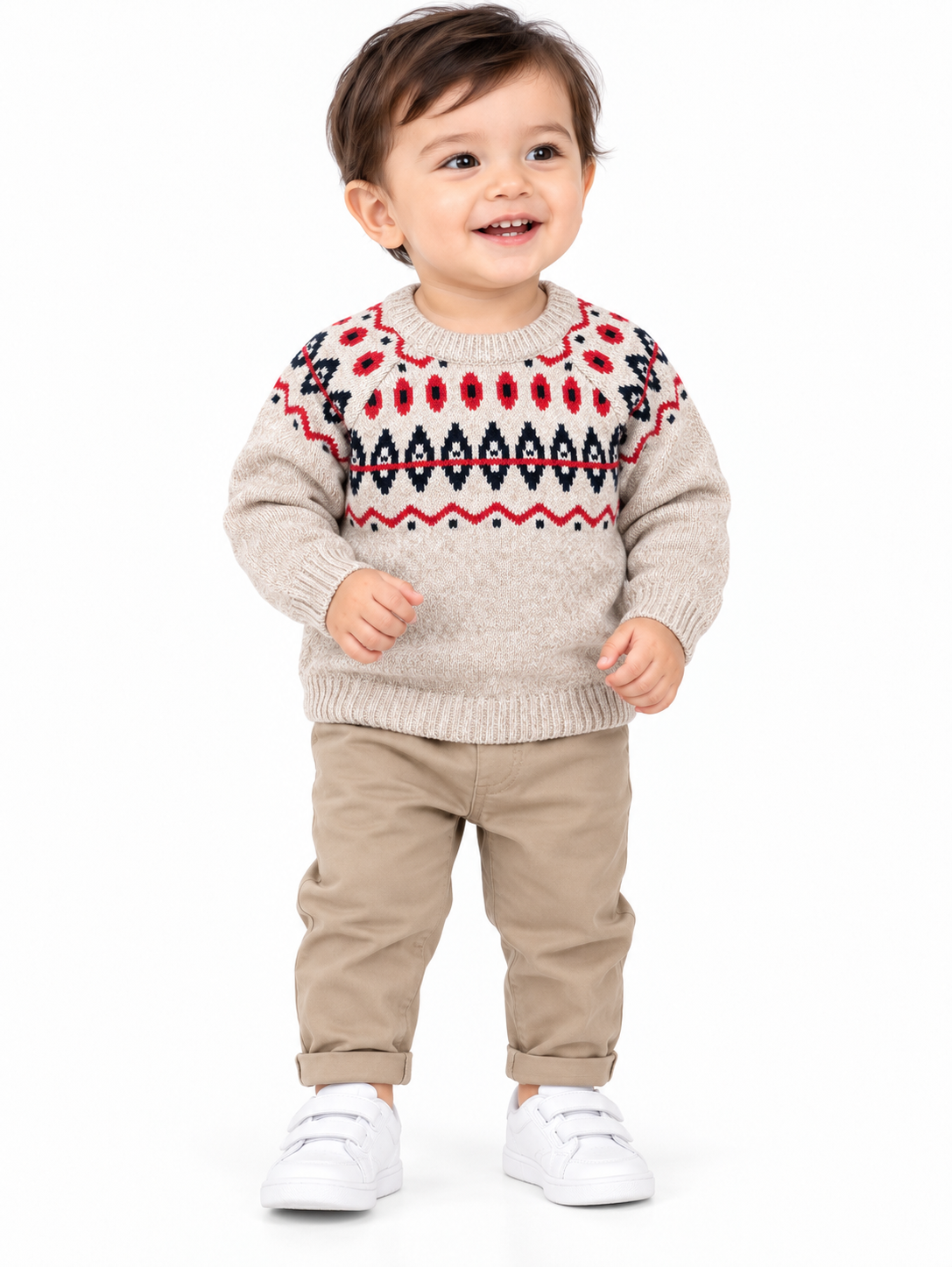 Kids Winter Fair Isle Sweater
