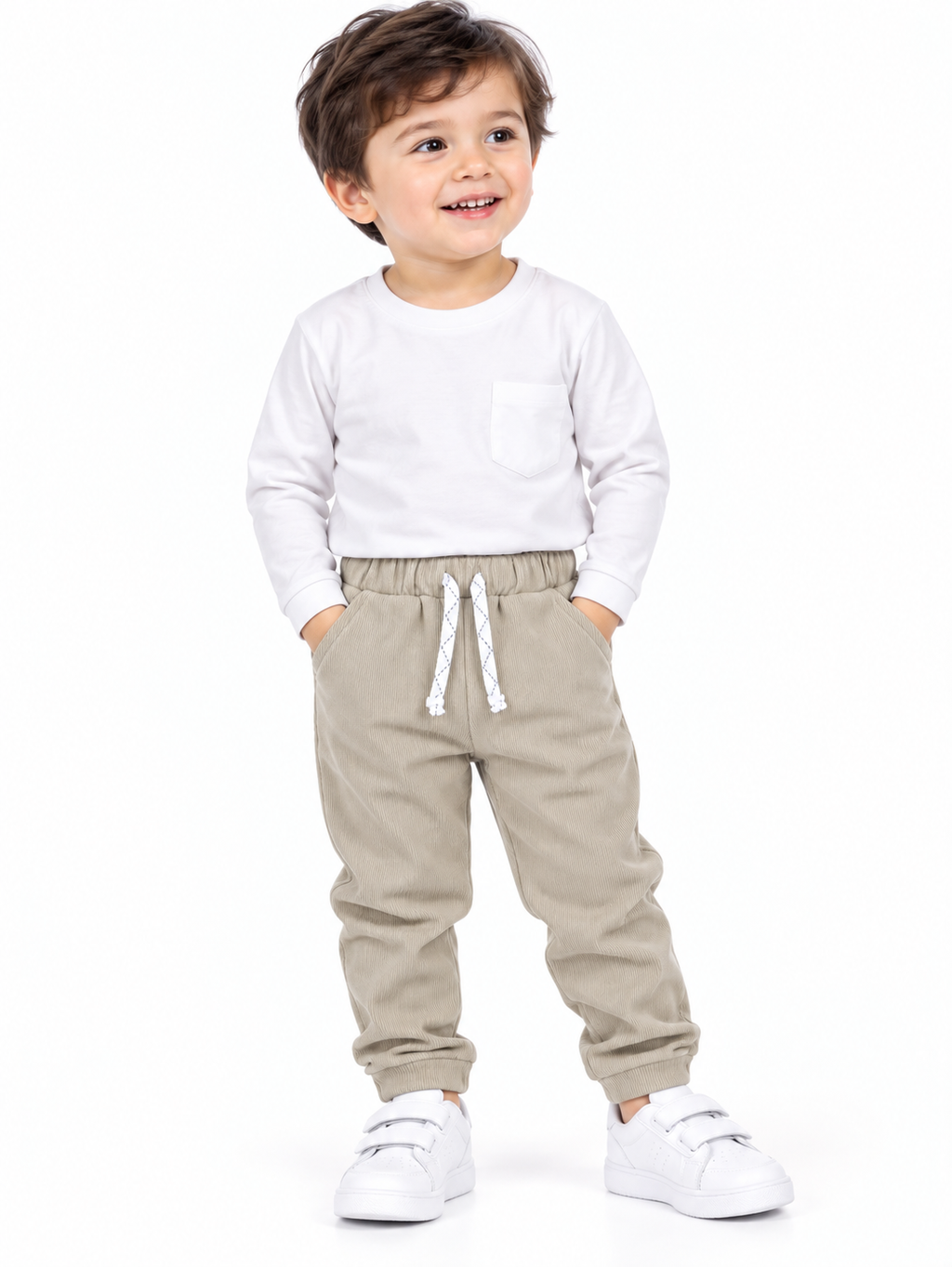 Kids Ribbed Jogger Pants/Trouser
