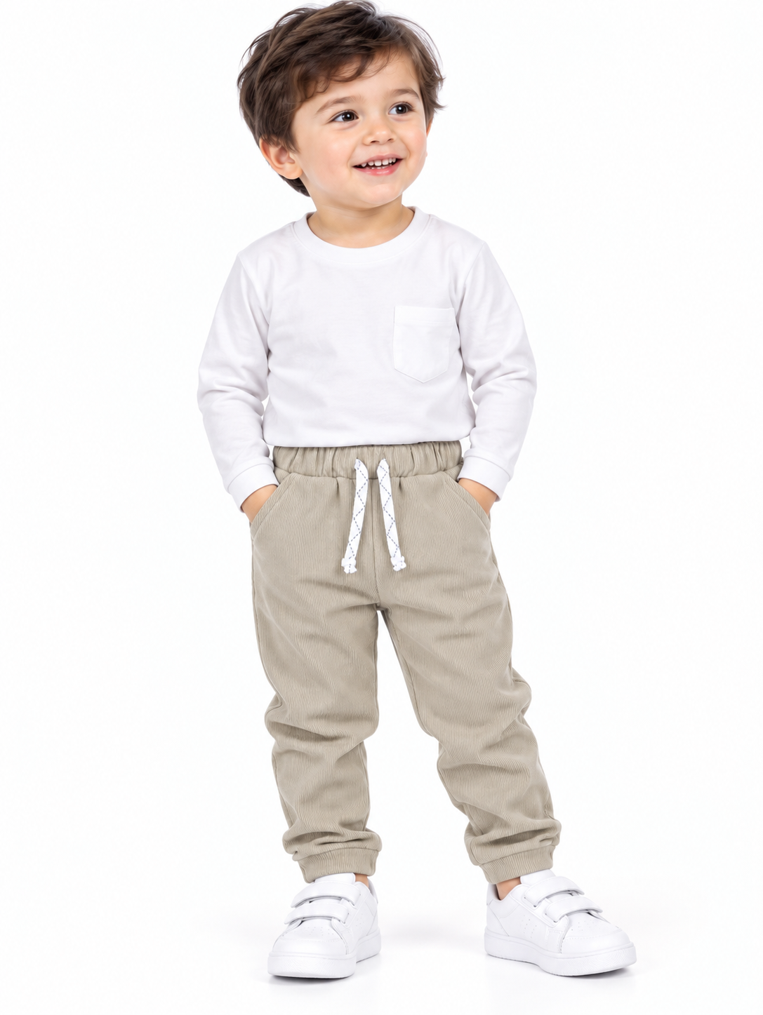 Kids Ribbed Jogger Pants/Trouser