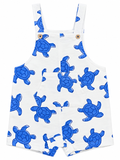 Baby Boys’ Blue Turtle Print Romper