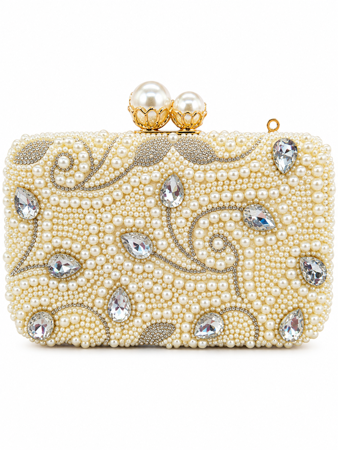 Premium Pearl & Crystal Clutch Collection