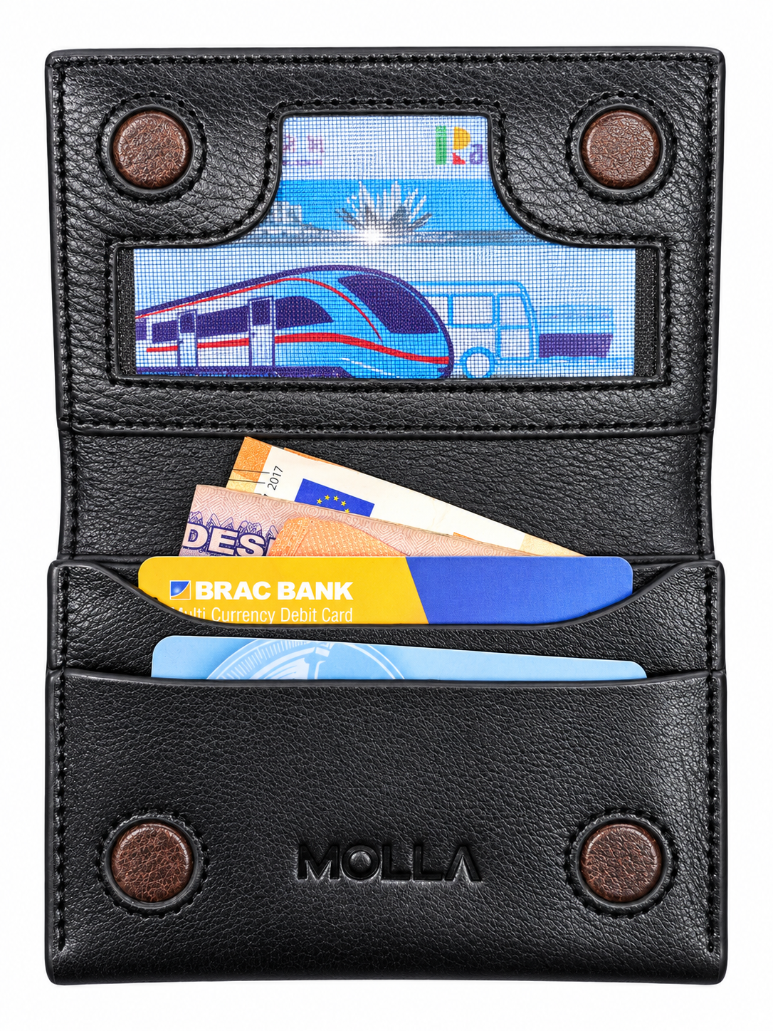 Premium Leather Wallet & Cardholder