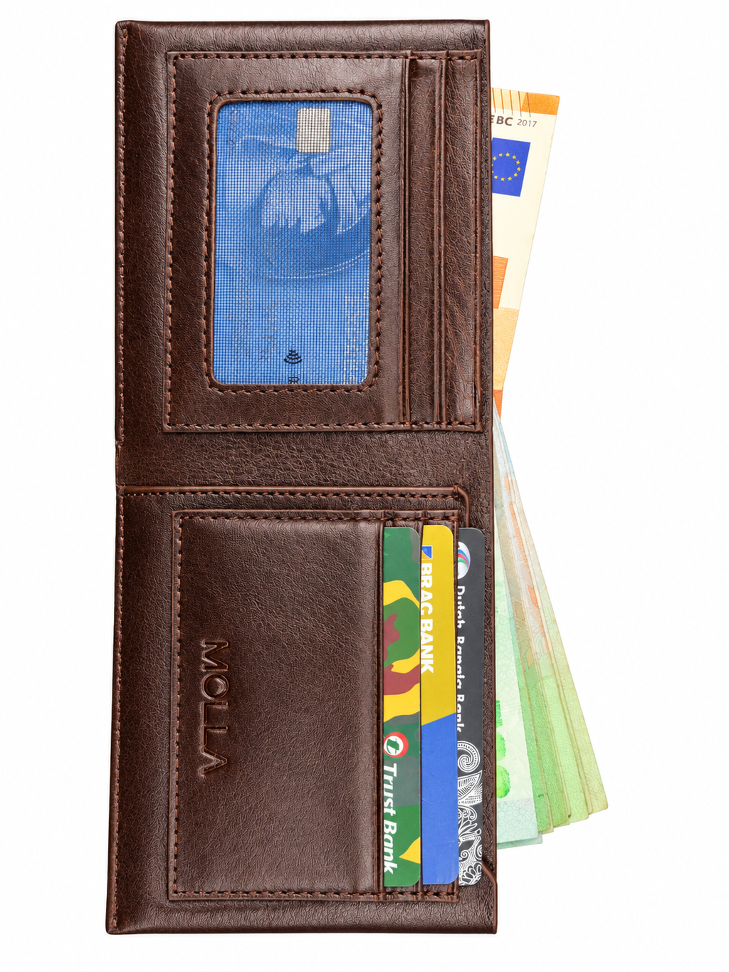 MOLLA  Bifold Wallet with ID Window