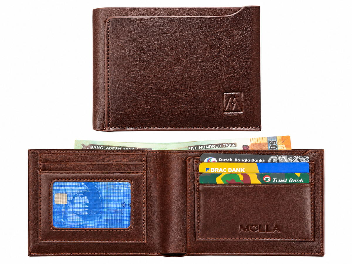 MOLLA  Bifold Wallet with ID Window