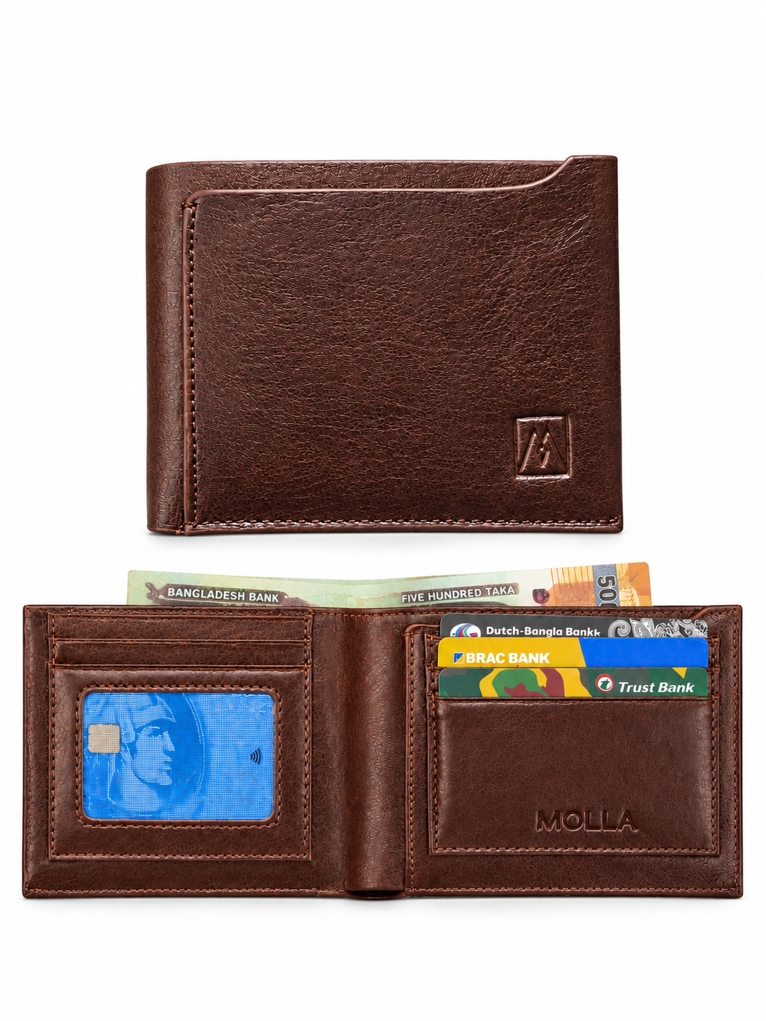 MOLLA  Bifold Wallet with ID Window