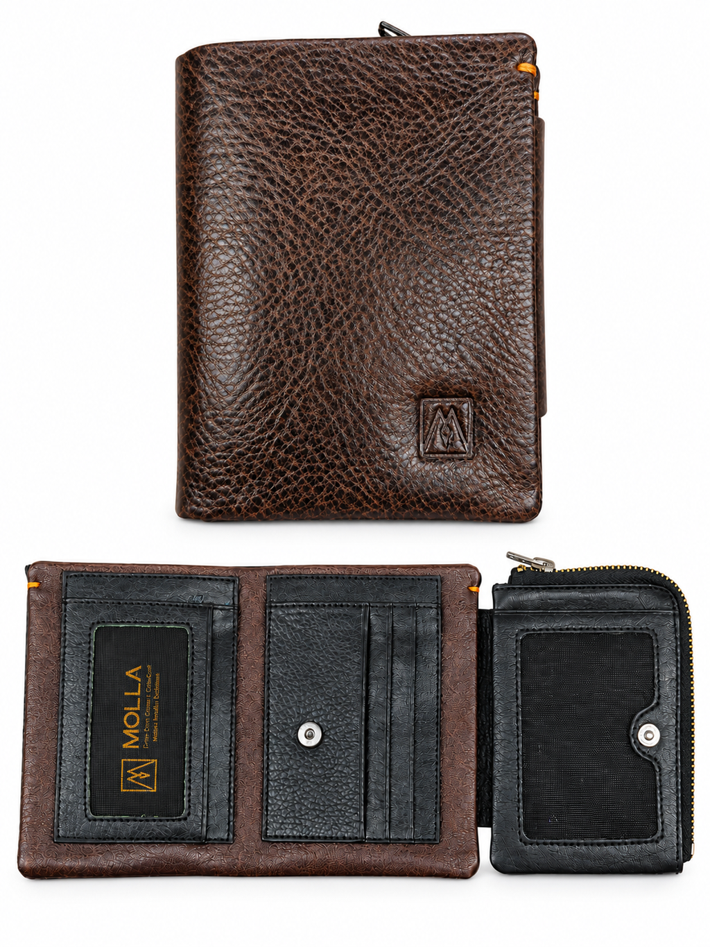 MOLLA Premium Zip Wallet