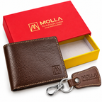 MOLLA Premium Genuine Leather Bifold Wallet