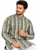 Olive Stripe Premium Panjabi