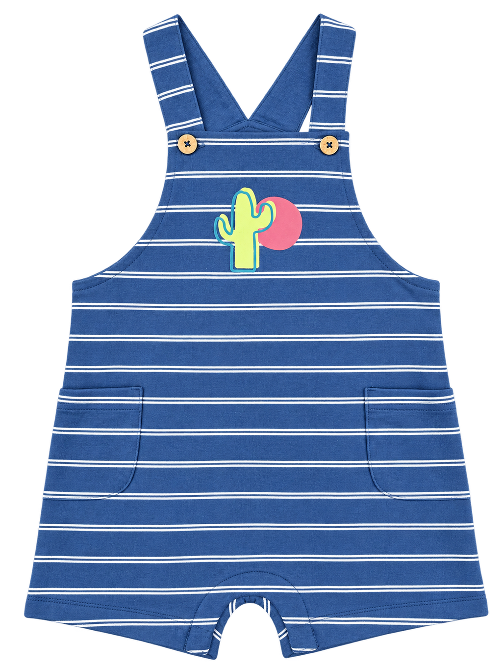 Baby Boys’ Striped Cactus Romper