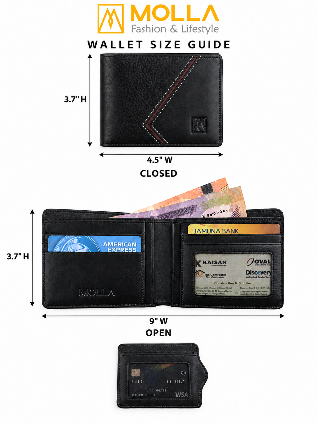 MASAR — Genuine Leather Wallet & Cardholder