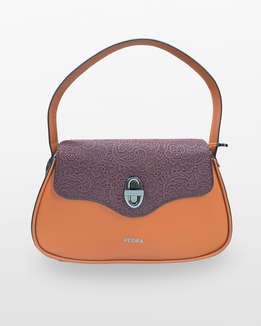Pedra Elegant Lace Detail Shoulder Bag