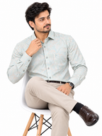 Premium Pastel Pattern Formal Shirt